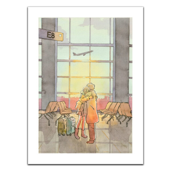 "Hello & Goodbye" Poster Print - Signed