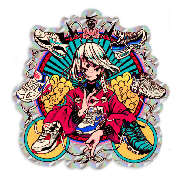 'History' Prismatic Sticker