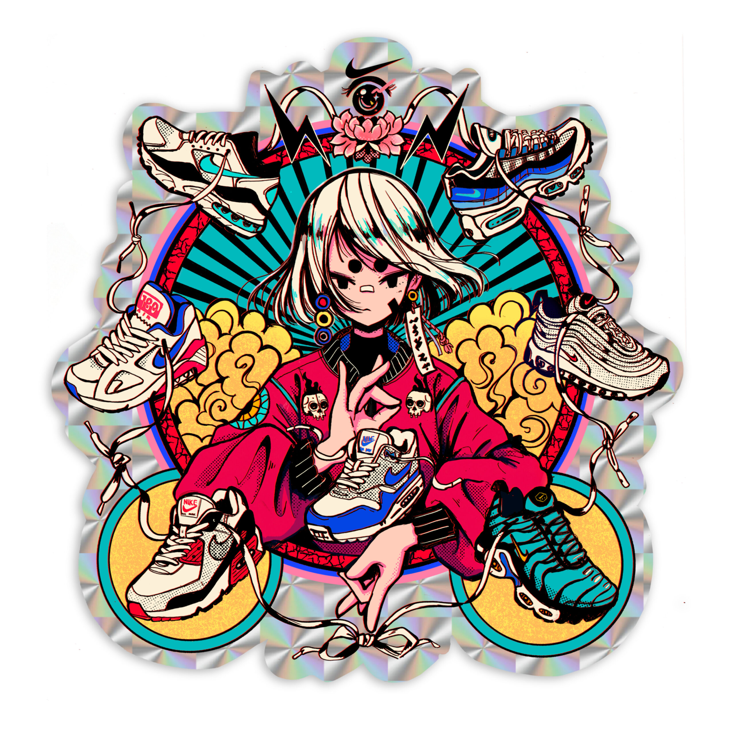 ‘History’ Prismatic Sticker