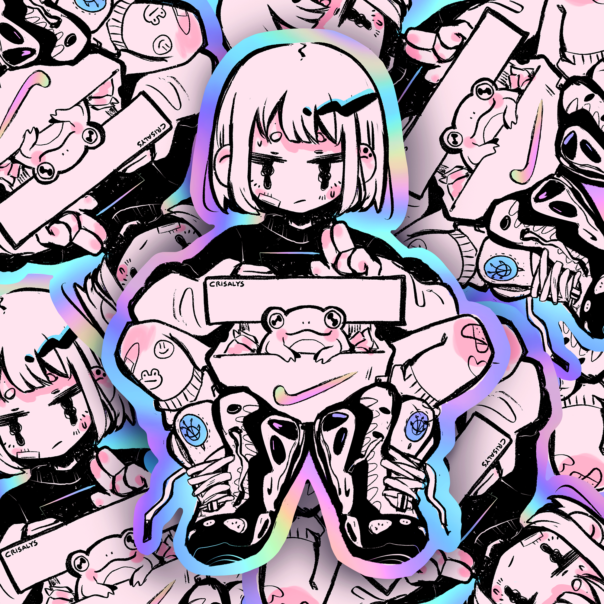 'Kero' Holographic Sticker - Image 2