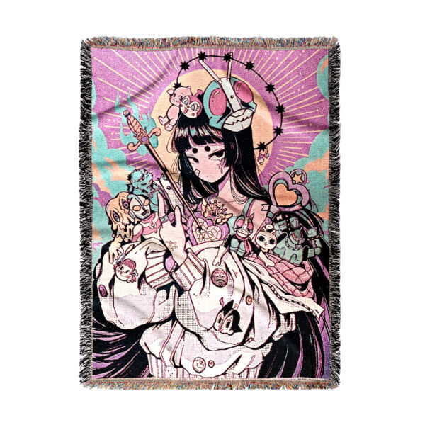 'Vinyl Mary' Tapestry / Blanket