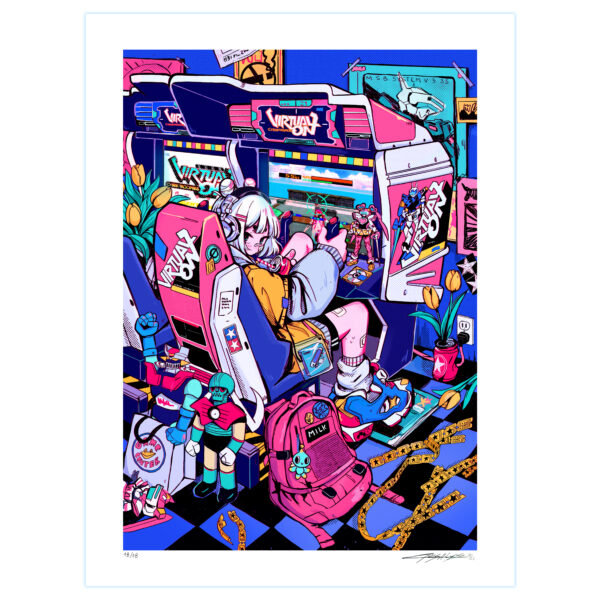'Virtuaroid' Color Core Giclee Print - Limited Edt. - Signed & Numbered