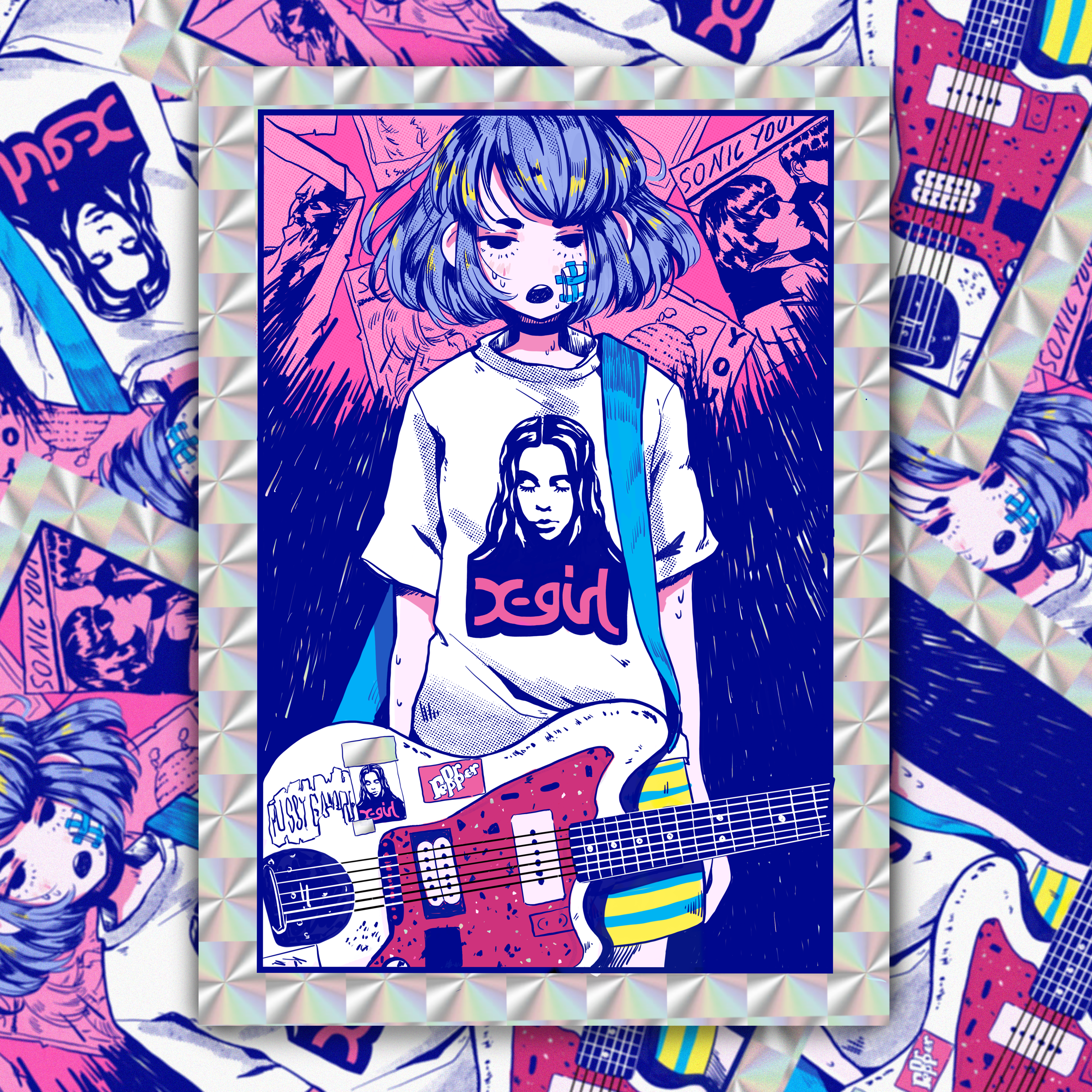 'Guitar Gals' Stickers - Image 2