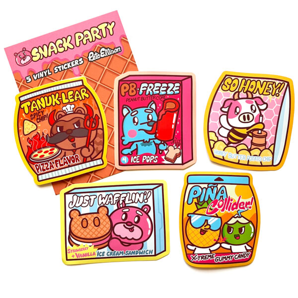 Snack Party! Sticker Pack