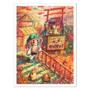 "Avanti" by Tomokazu Komiya Featuring Curi - Limited edt. Giclee Print