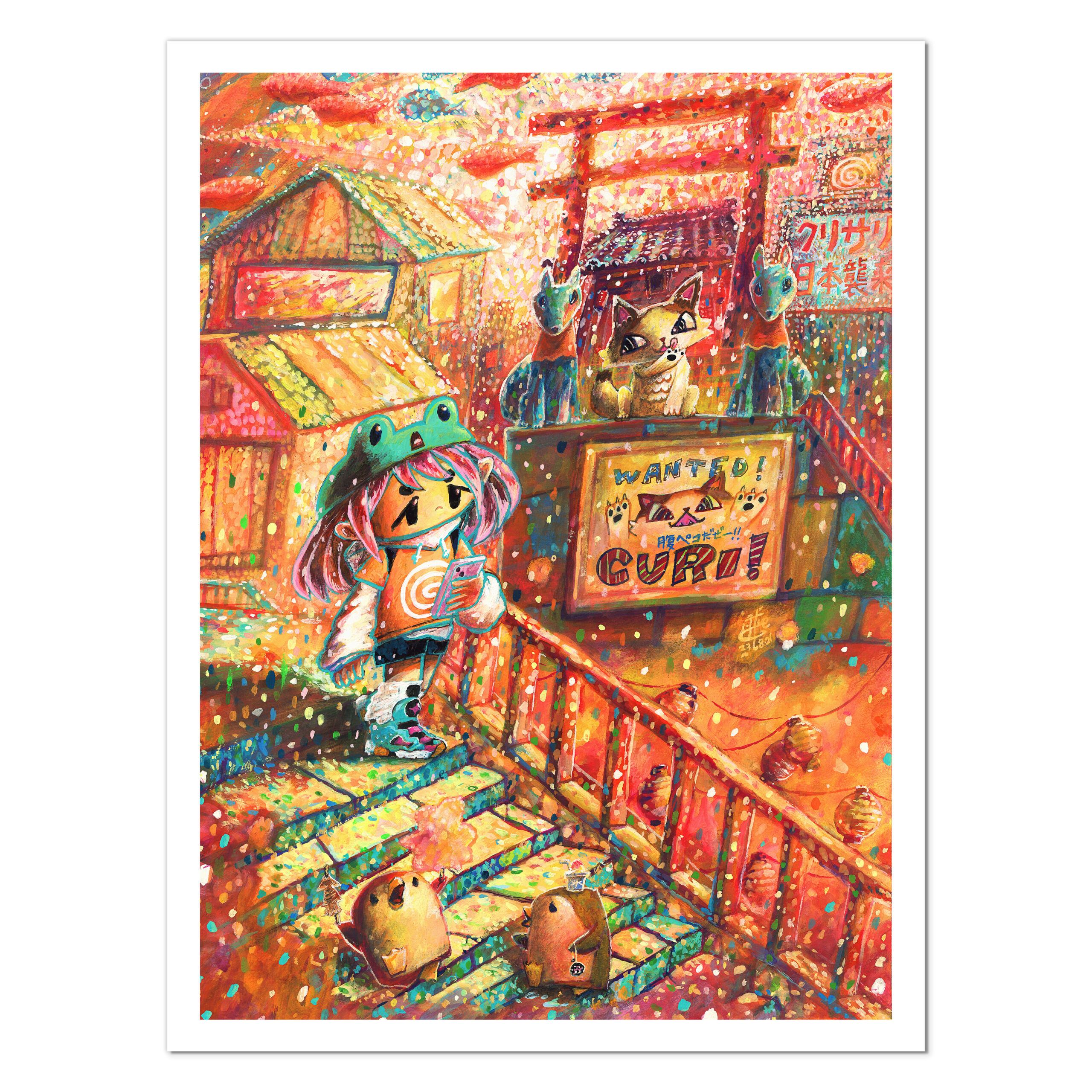 ‘Avanti’ by Tomokazu Komiya Featuring Curi – Limited edt. Giclee Print