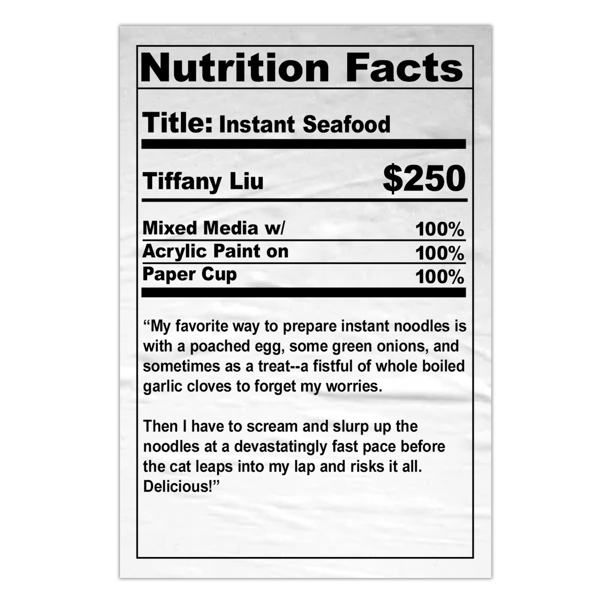 Tiffany Liu - Instant Seafood - Image 9