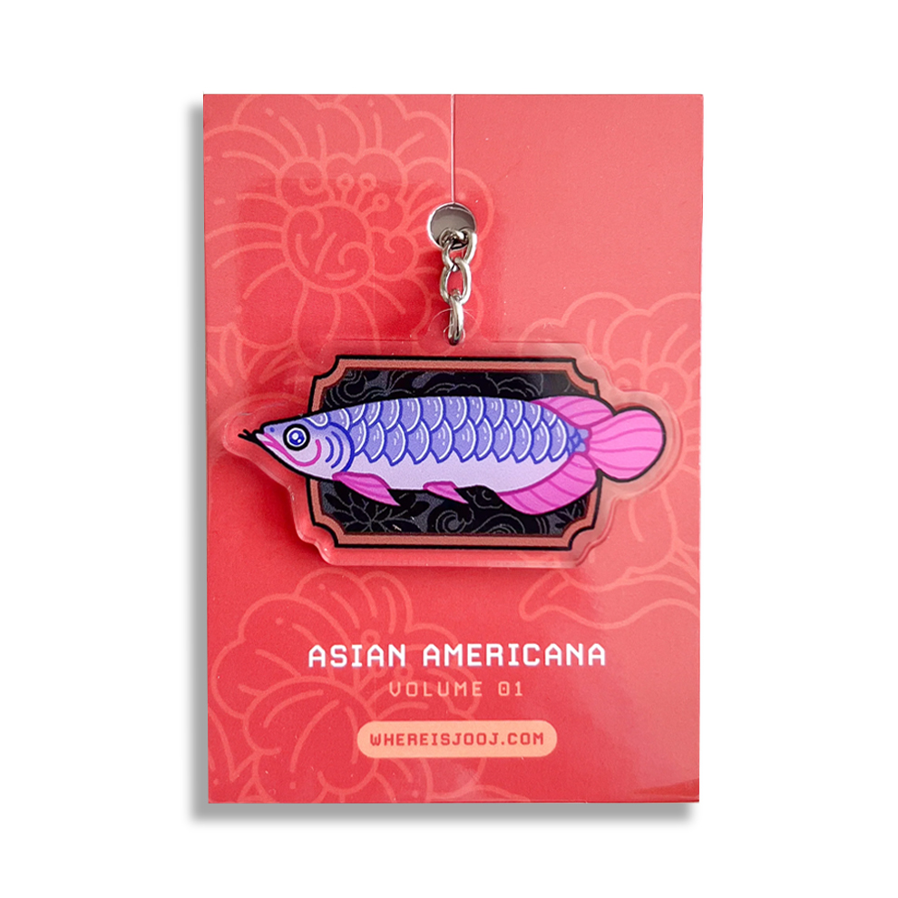 Arowana Plaque Keychain