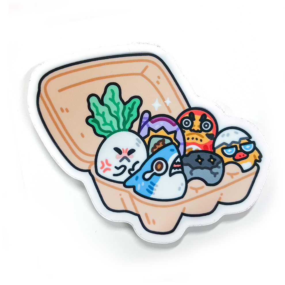 Mystery Eggs Sticker