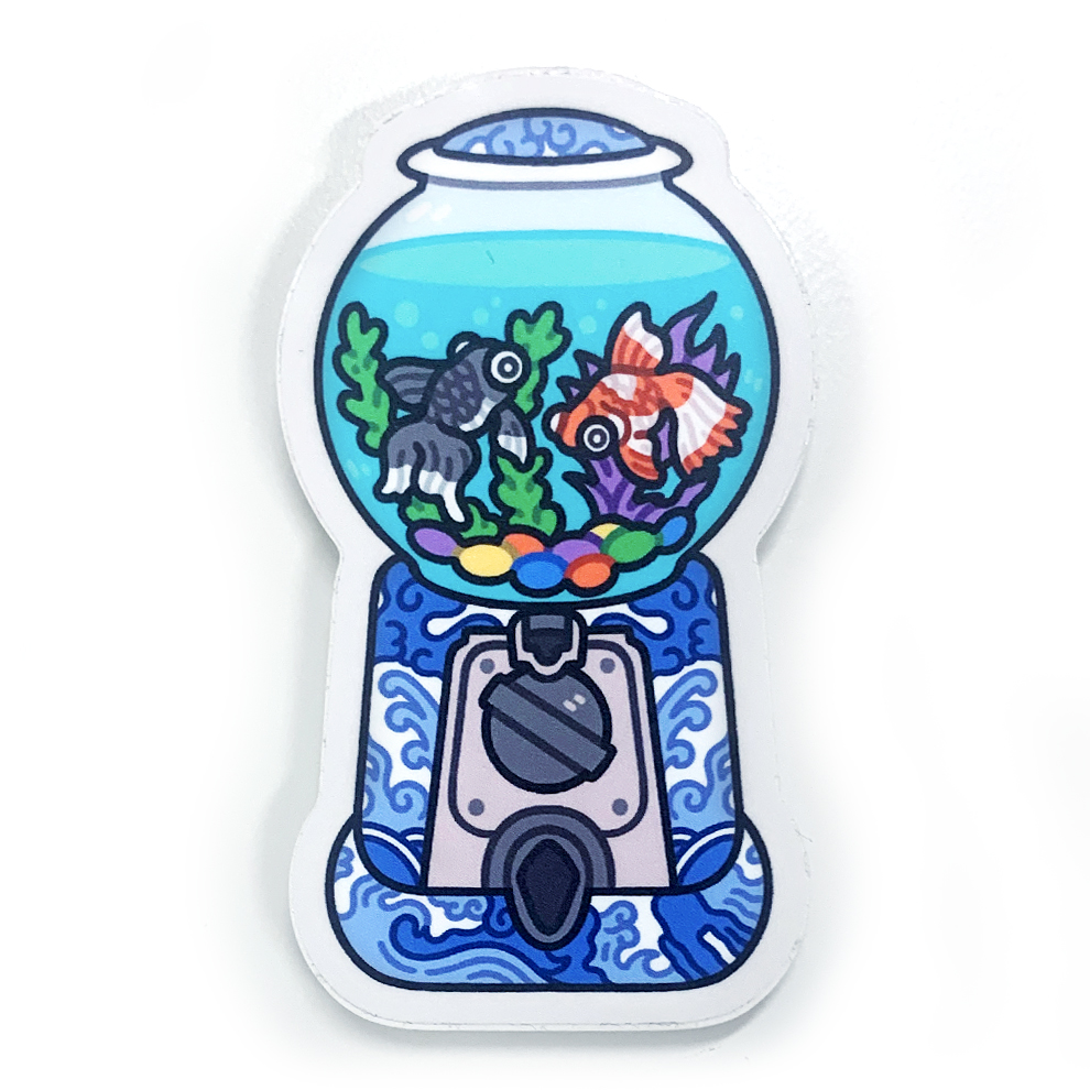 Gumball Tank Sticker