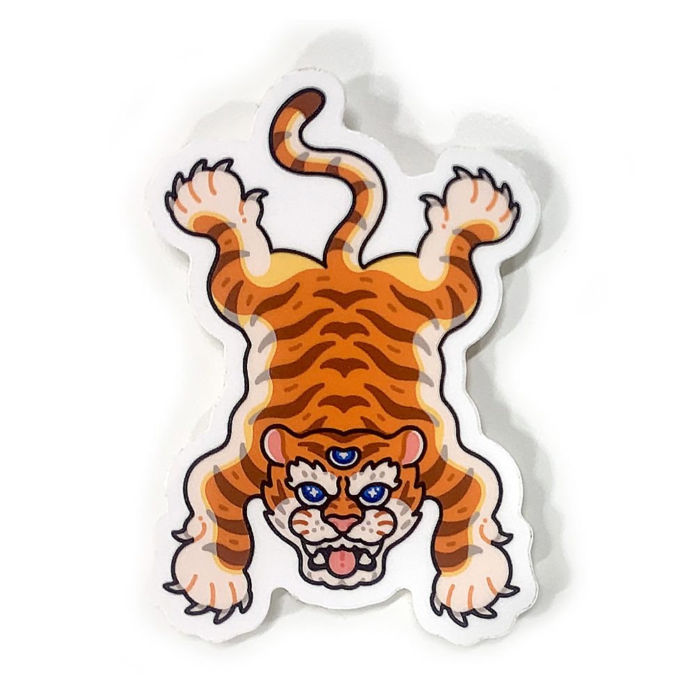 Tiger Rug Sticker - Image 2