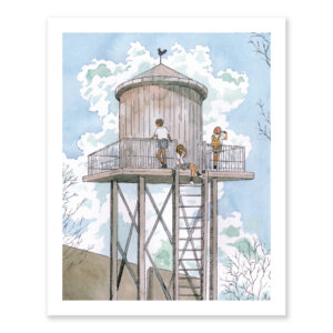 "Water Tower" Giclée Print