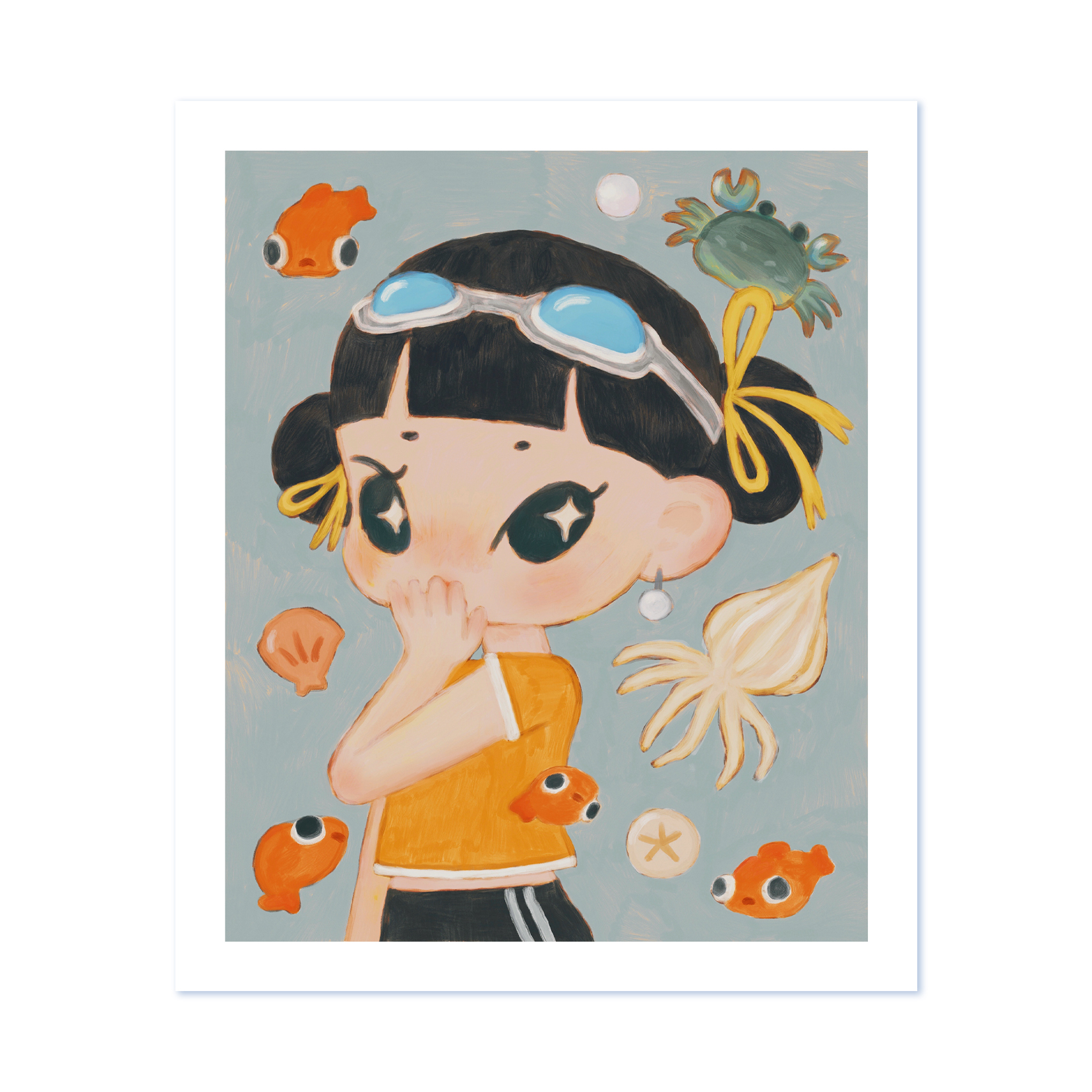 Milkytrinh – Summer Beach Day – Print Only