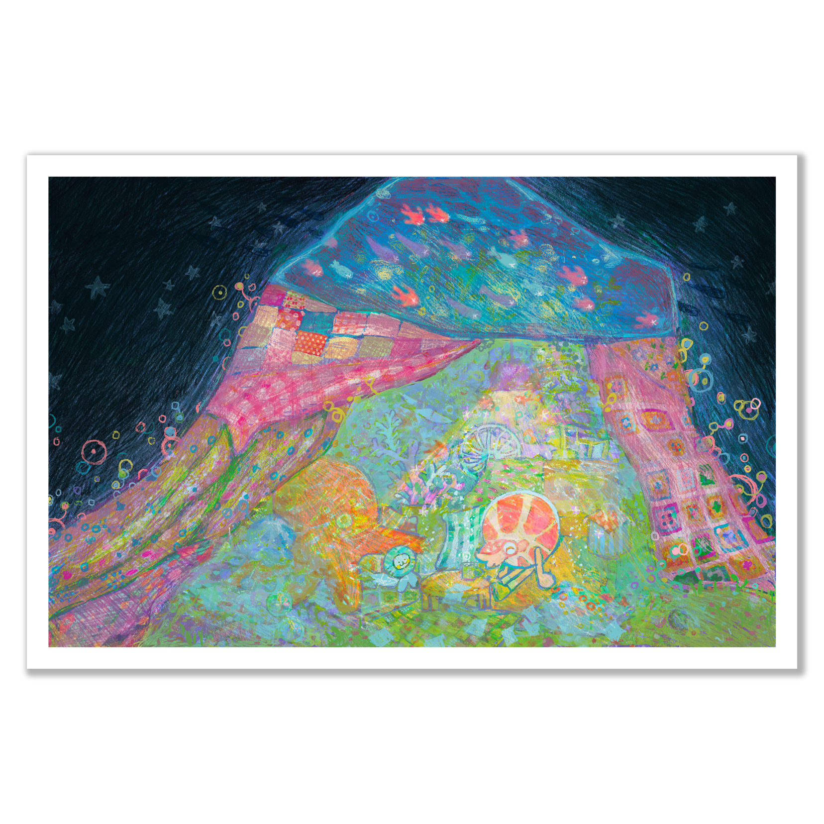 Onenhillion – Nautilus Home – 12″ x 18″ Print