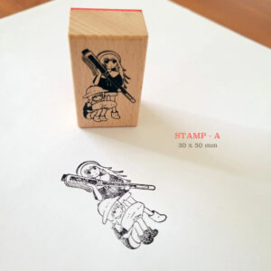 Parakid Wooden Rubber Stamps