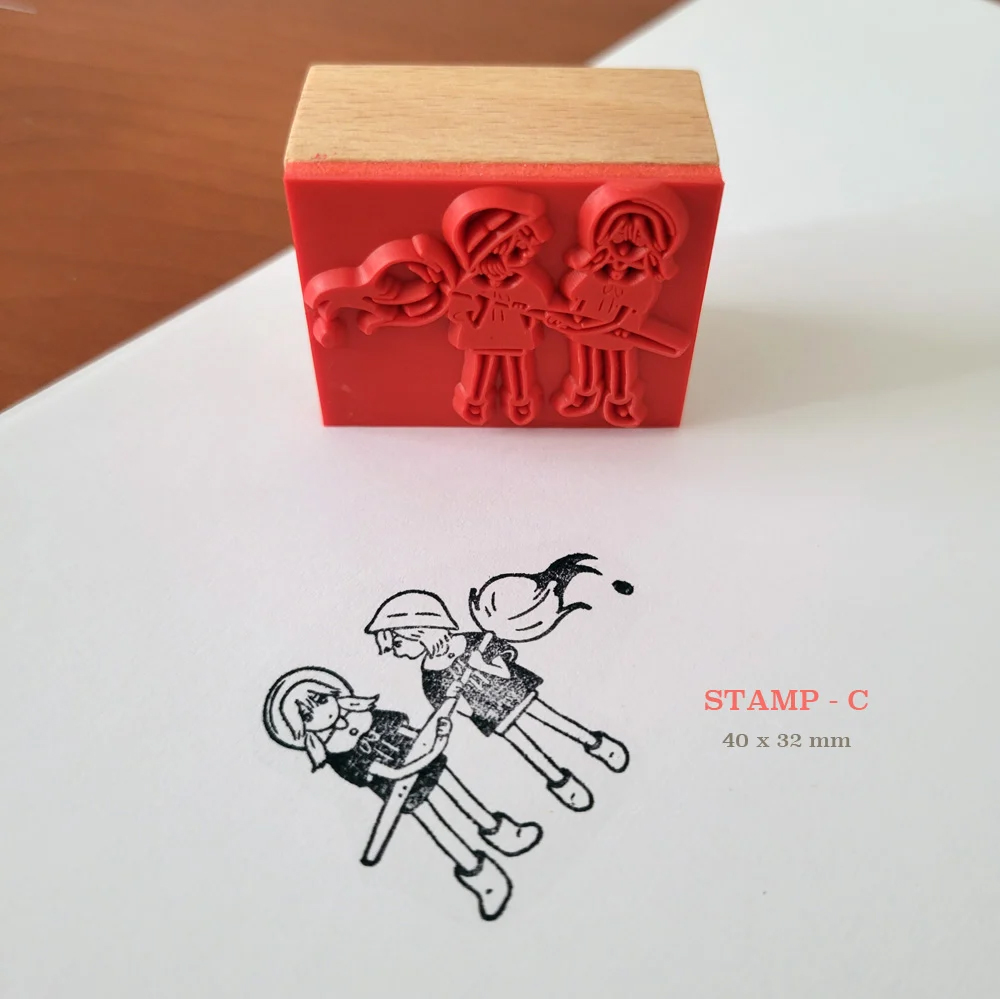 Parakid Wooden Rubber Stamps - Image 4