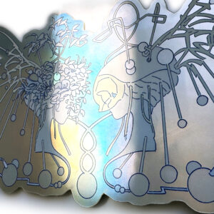 'Symbiosis' Holographic Sticker - Image 3