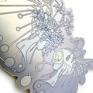'Symbiosis' Holographic Sticker - Image 2