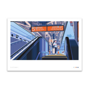 "PLATFORM 6" Giclée Print