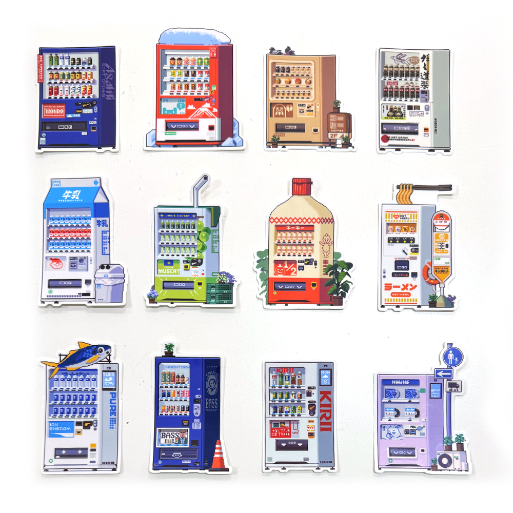 “VENDING MACHINE” Stickers