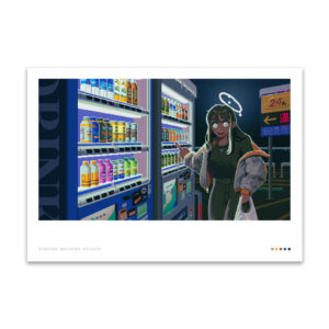 "VENDING MACHINE HEAVEN" Giclée Print