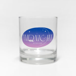 "MIDNIGHT" - Glass Cup