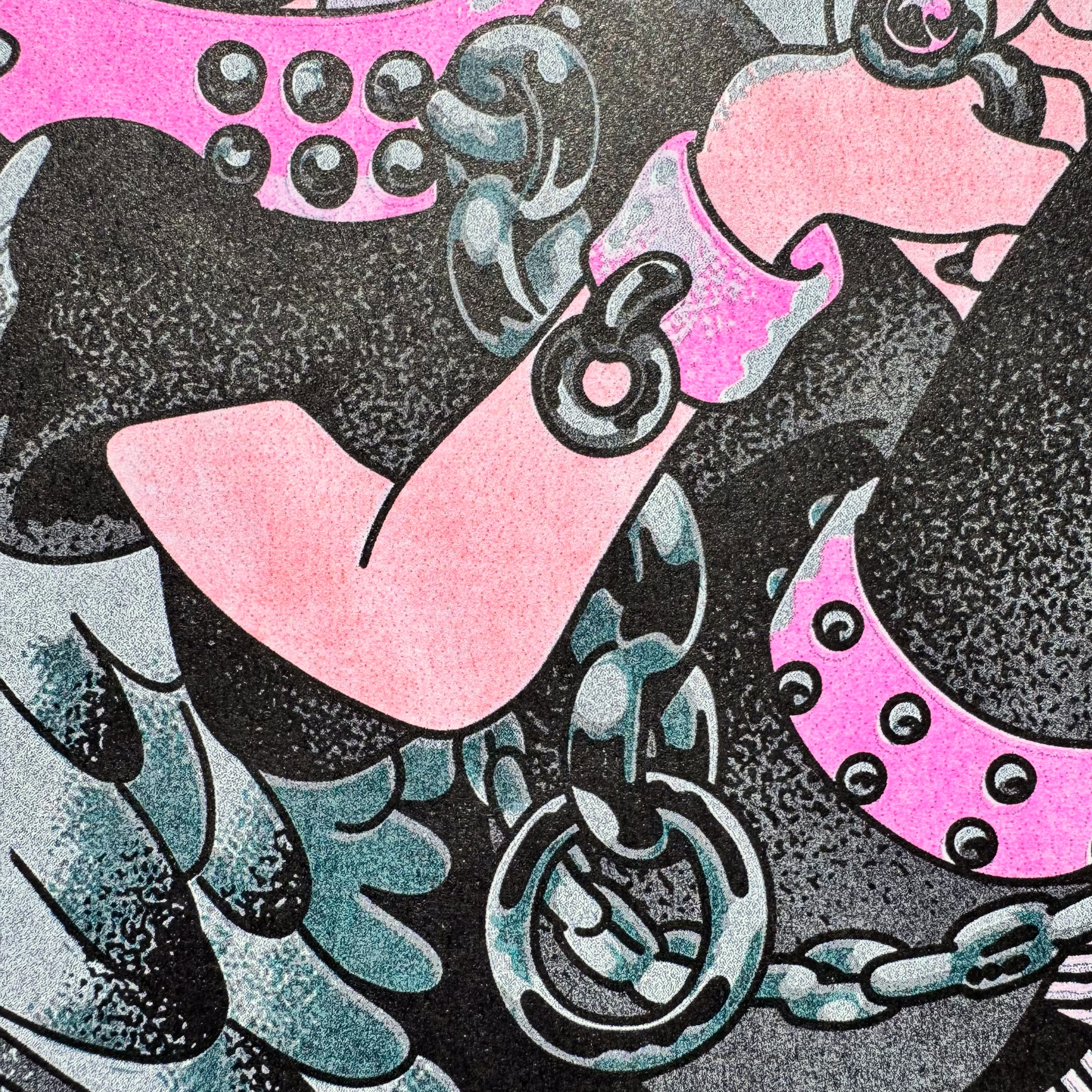 "Hexy" Limited Edt. Risograph Print - Signed - Image 2