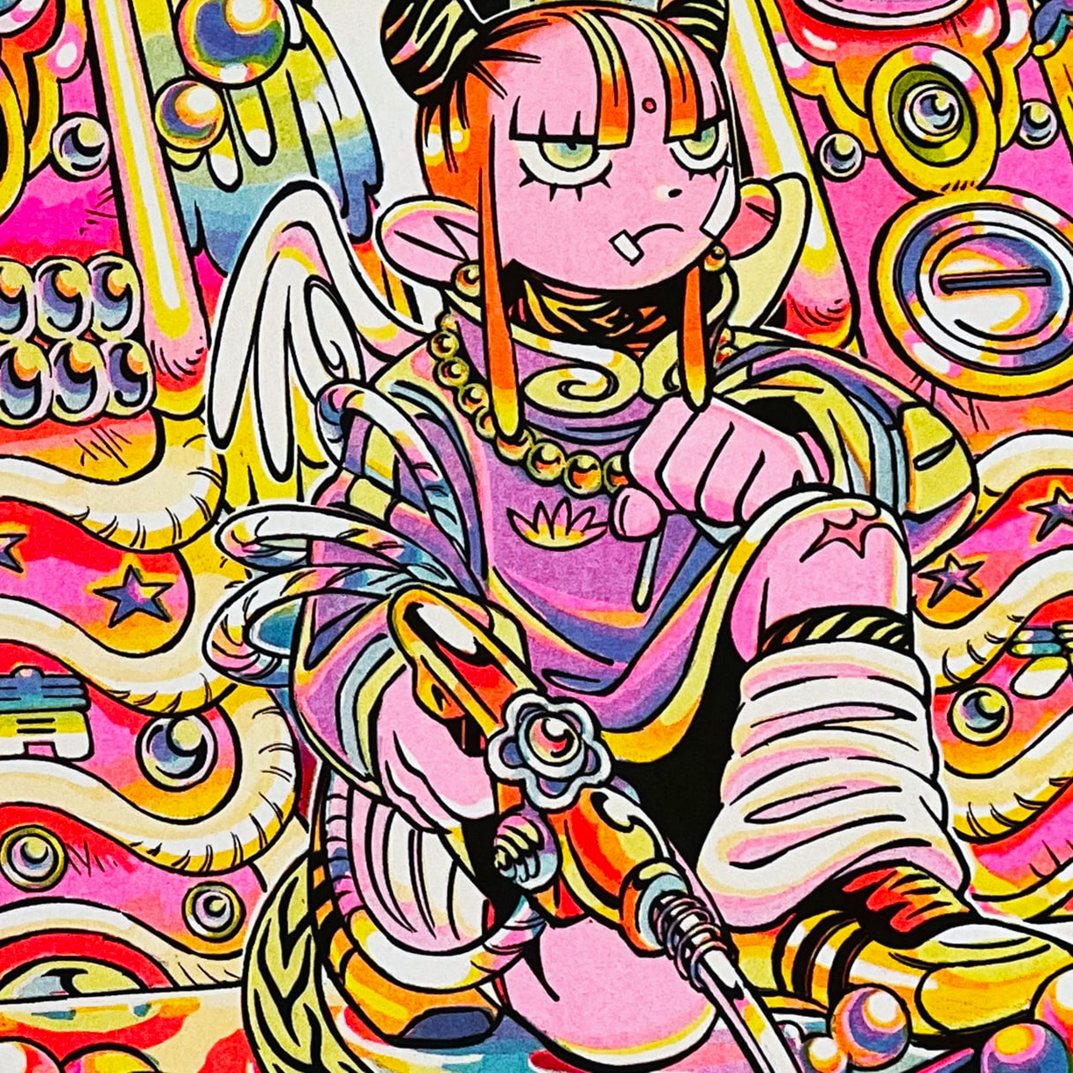 "Rin-yoku Saikai" Risograph Print - Image 2