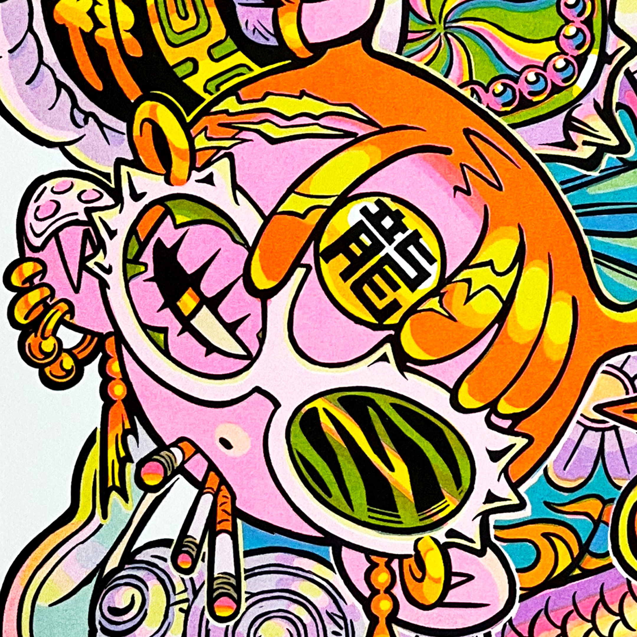 "Tenchu Part 1" Risograph Print - Image 2