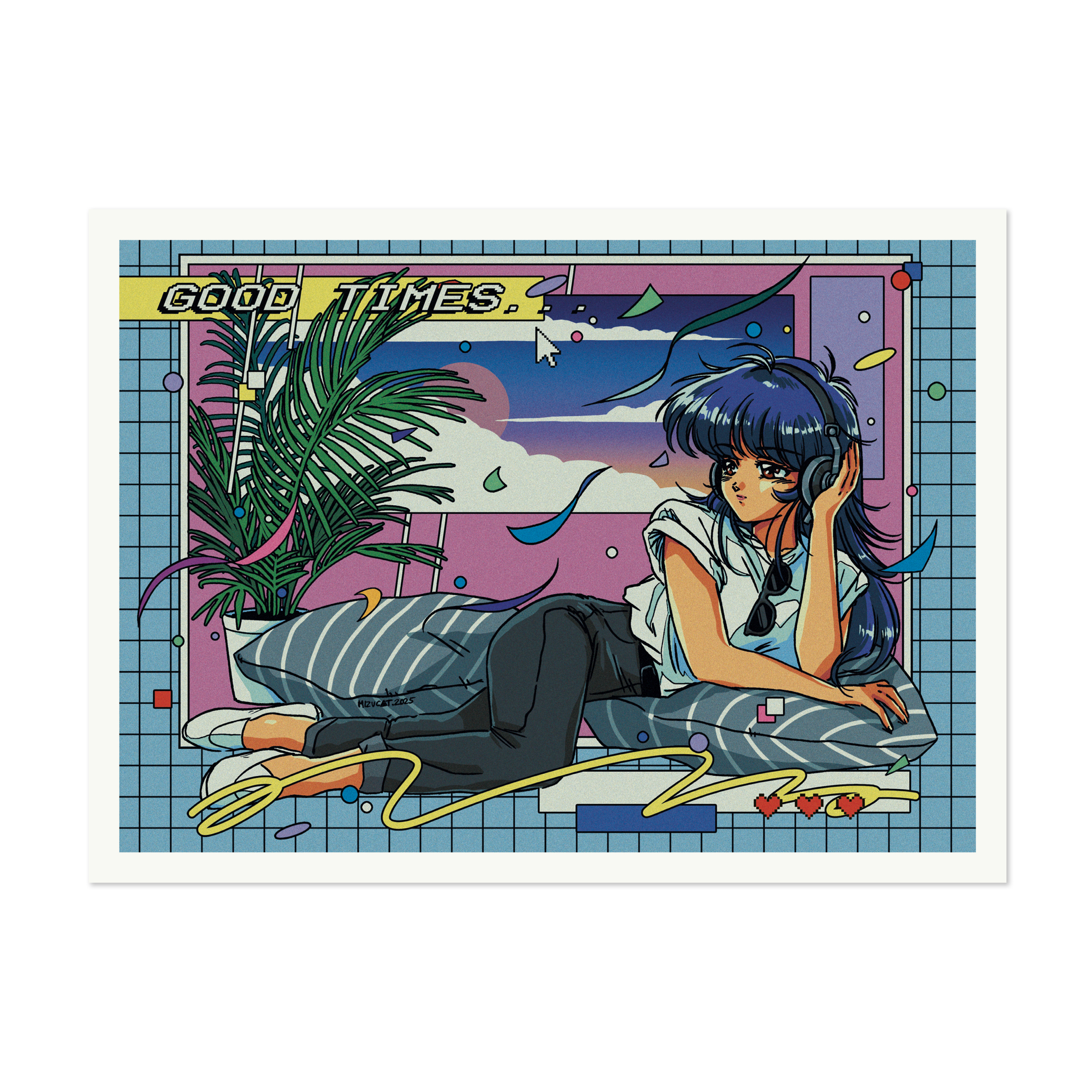 “Analog Relaxation” Giclee Print