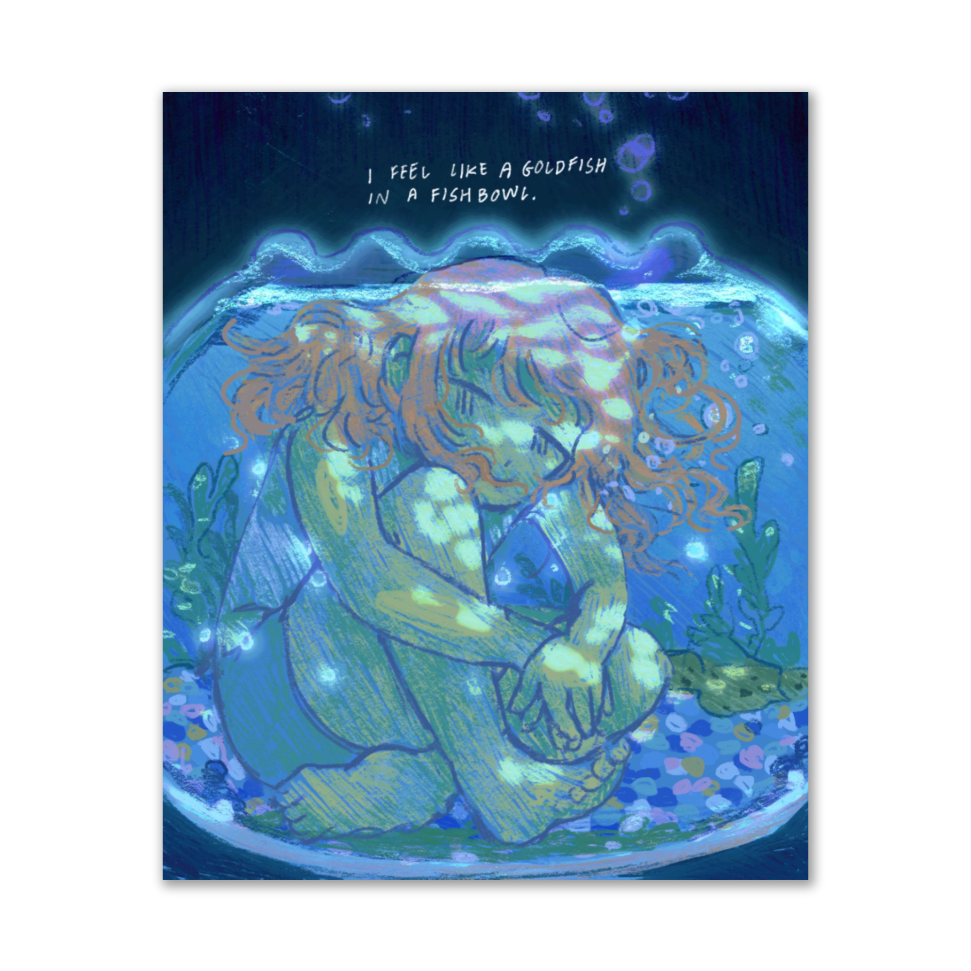 "There's a Plastic Plant Across From Me" Lenticular Print