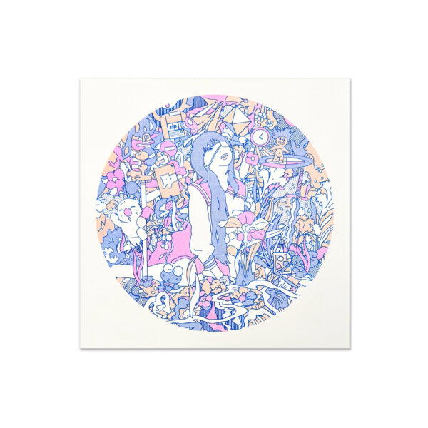 "Save State" Risograph Print